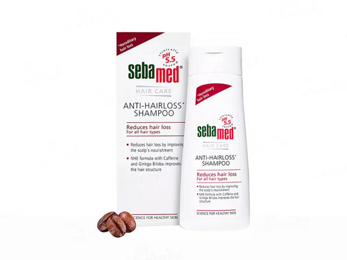 Sebamed Anti-Hairloss Shampoo with Caffeine & Ginko Biloba for Hair Care 200ML | For All Hair Types